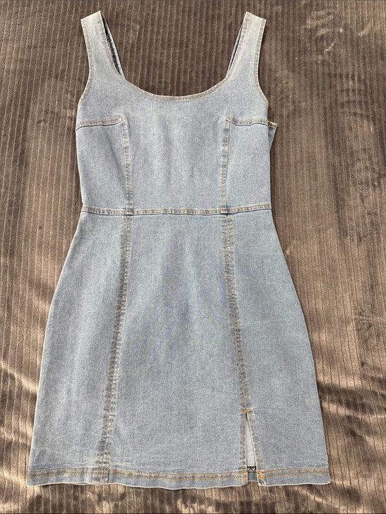 Vici Dresses & Skirts - Vici Light Blue Denim Mini Dress